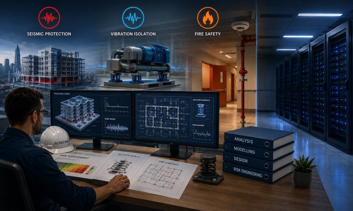 Acrefine Engineering Services Ltd | Seismic & Vibration & Fire